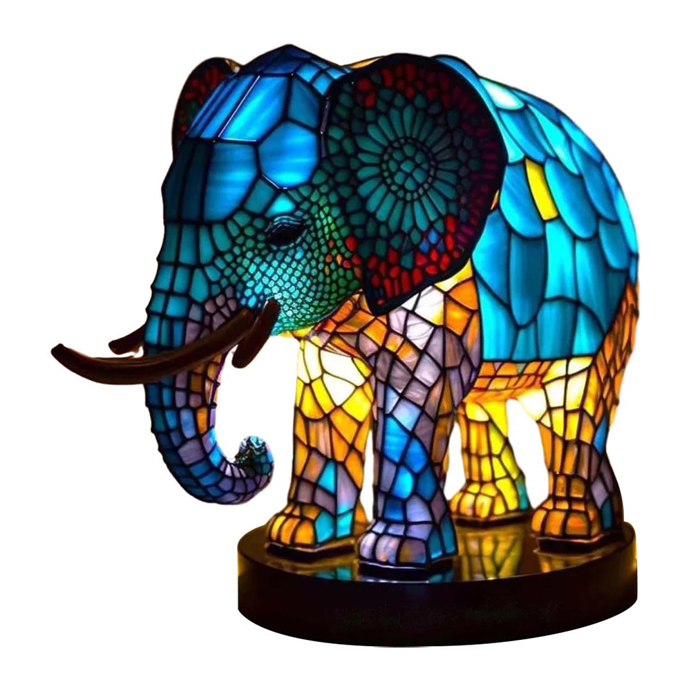 Animal Gloss | lamp with stained glass of animals