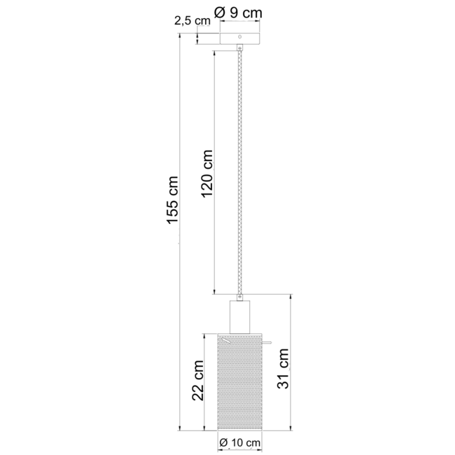 Design table lamp - mreza