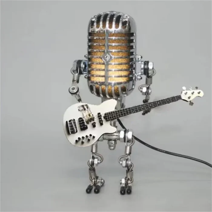 Guitarlamp - lamp robot with guitar