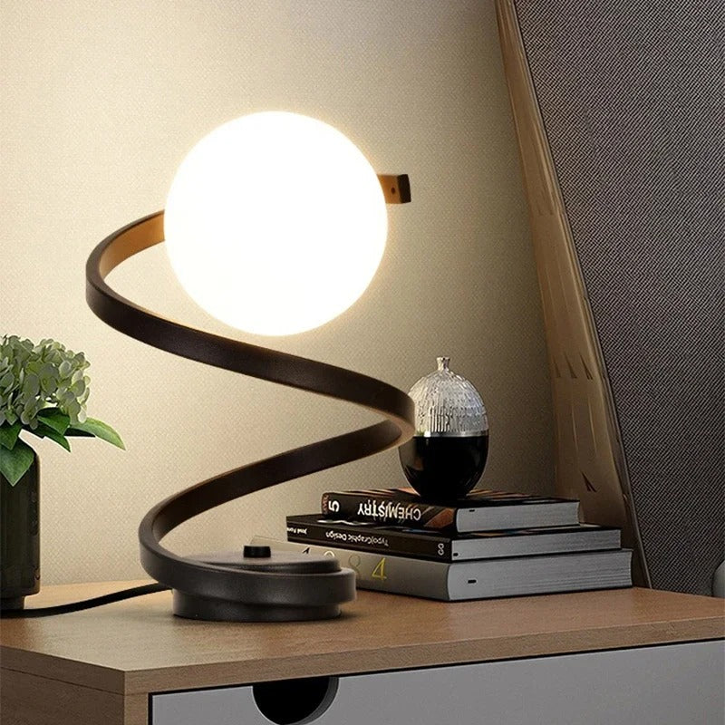 Magicball light - scandinavian swinging led table lamp