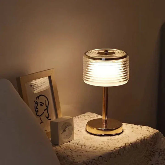 LED ring table lamp