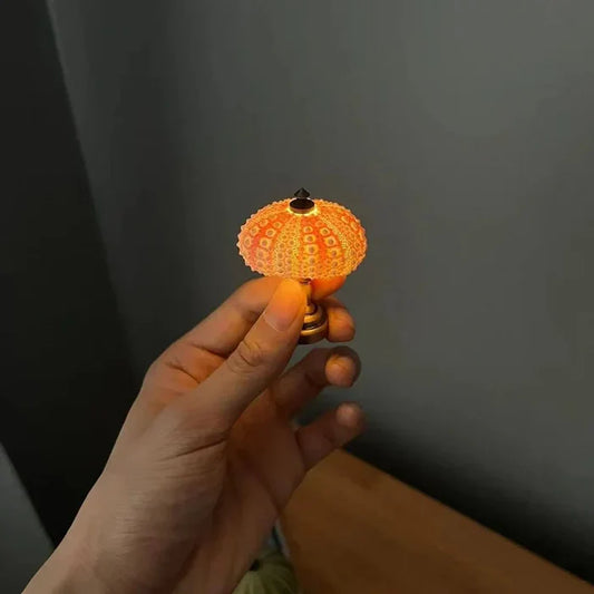 Diy - sea urchin night light