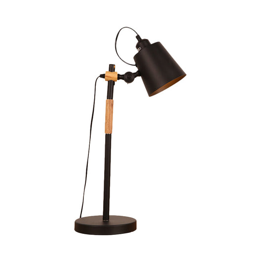 Glowzoë - industrial table lamp in metal bucket style