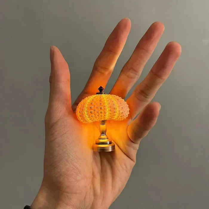 Diy - sea urchin night light
