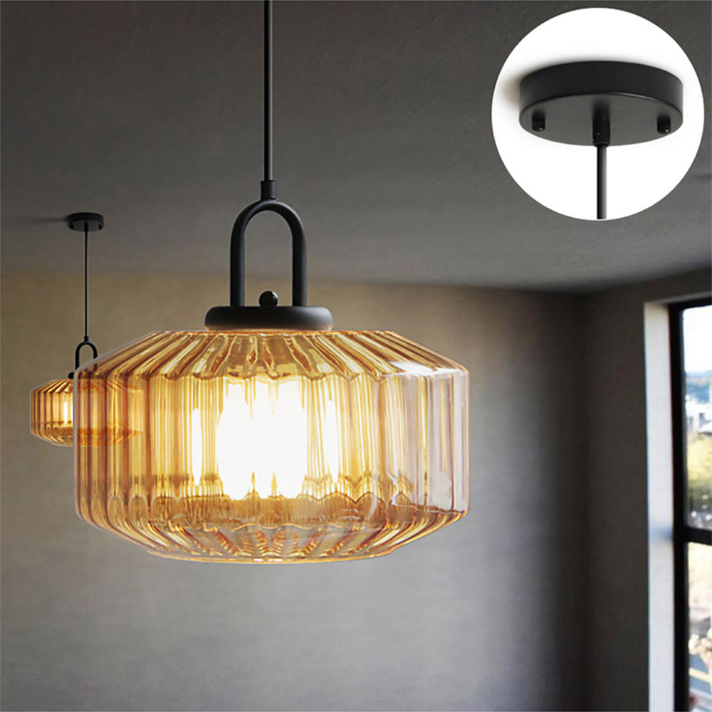 GlamGlow Retro Glass Pendant Light