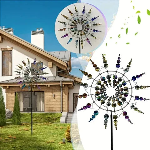 Winddance - kinetic windmill made of metal