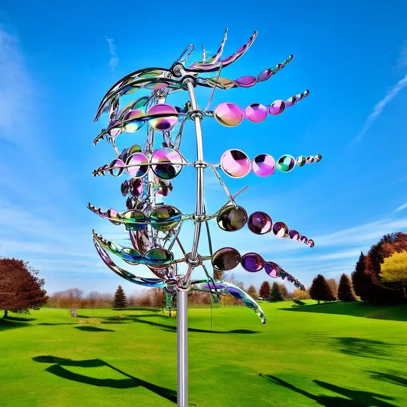Winddance - kinetic windmill made of metal