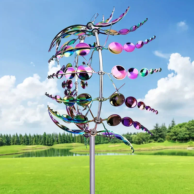 Winddance - kinetic windmill made of metal