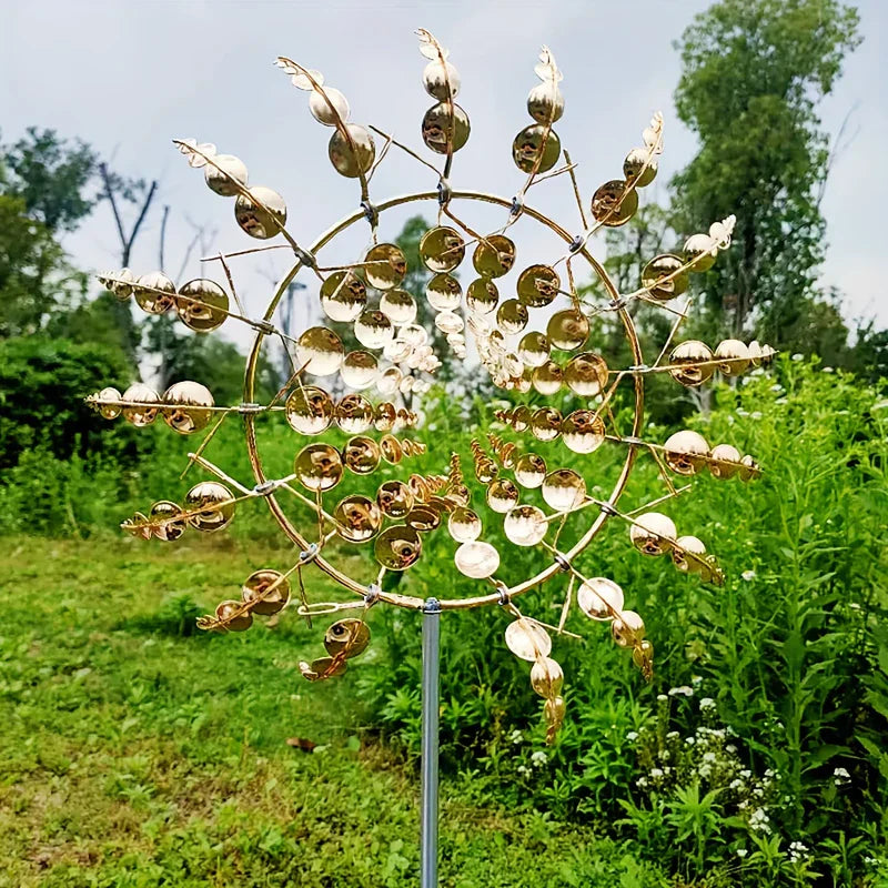 Winddance - kinetic windmill made of metal