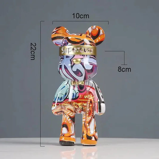 Brollybear - graffiti bear figure