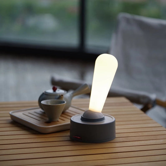 Giant night lamp with toggle shutter