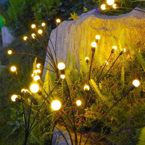 Wireless solar glowworms