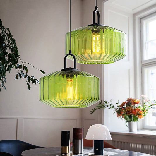 GlamGlow Retro Glass Pendant Light