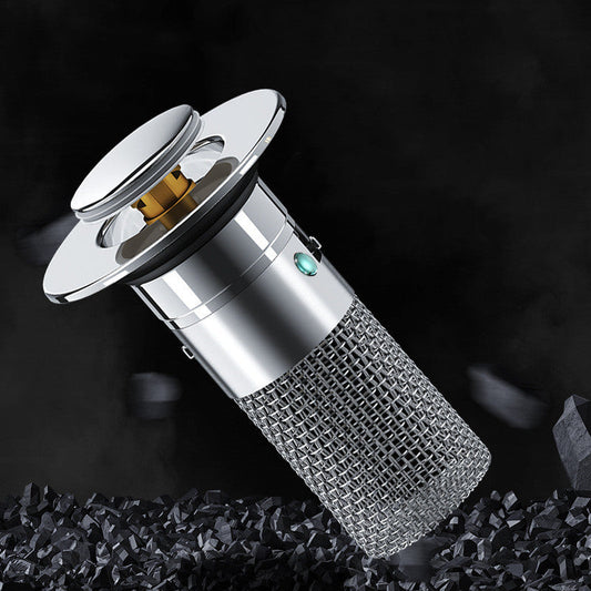 Sink drainer with push function - anti-blocking, deodorant & filter