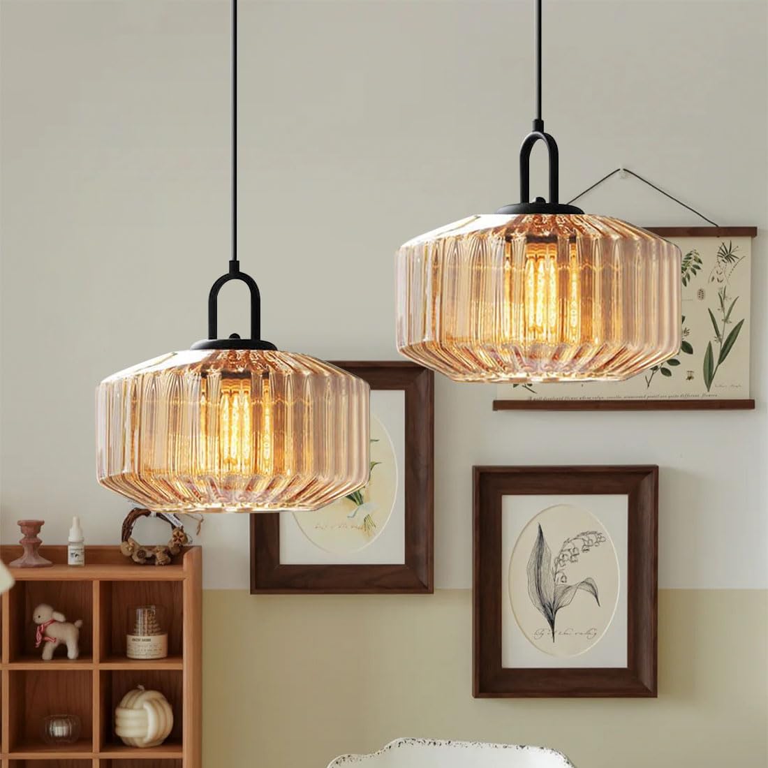 GlamGlow Retro Glass Pendant Light