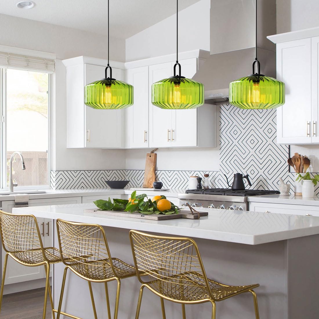 GlamGlow Retro Glass Pendant Light
