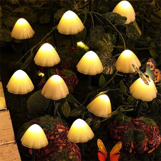 Fairy lights mushroom - solar led fairy lights