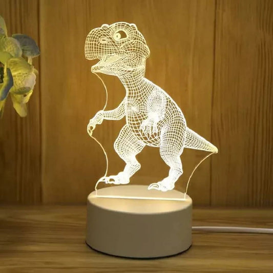 Baby dinosaur, 3D acrylic