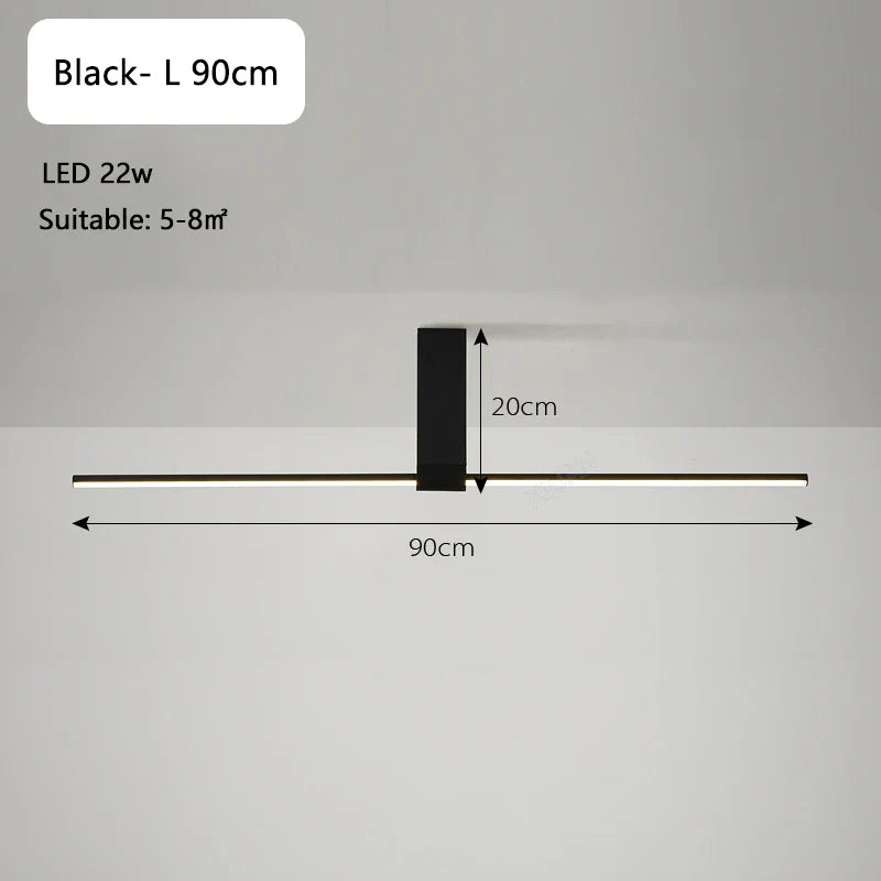 CleanEdge - long ceiling lights