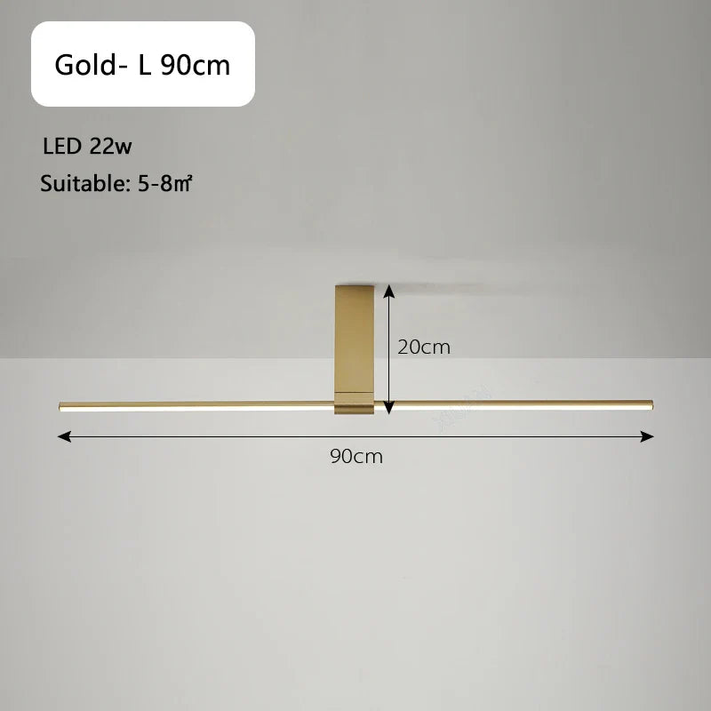 CleanEdge - long ceiling lights