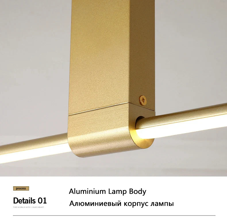 CleanEdge - long ceiling lights
