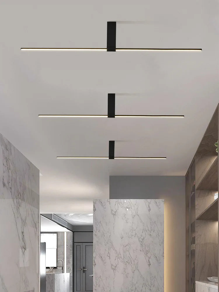 CleanEdge - long ceiling lights