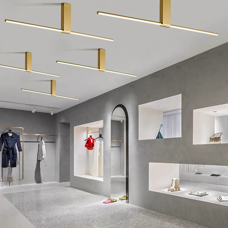 CleanEdge - long ceiling lights