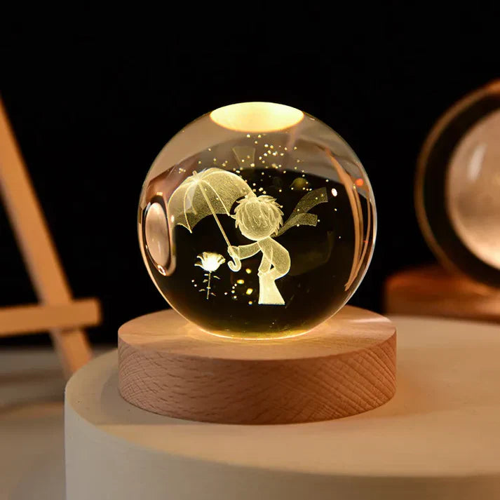 Glowing 3d crystal night lights - unique gifts for all occasions
