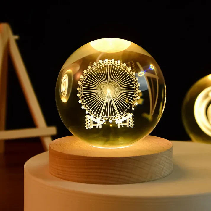 Glowing 3d crystal night lights - unique gifts for all occasions