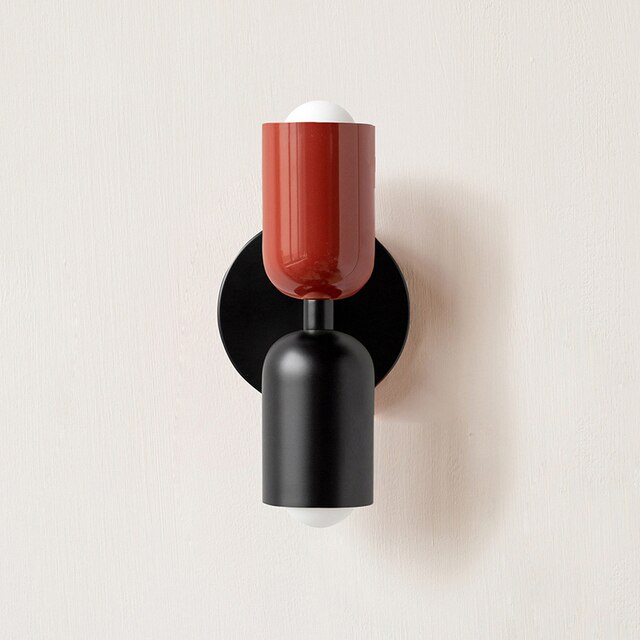 Cream double head LED wall lights