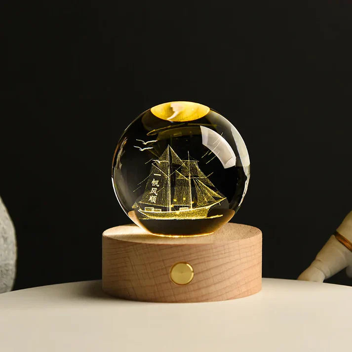 Glowing 3d crystal night lights - unique gifts for all occasions