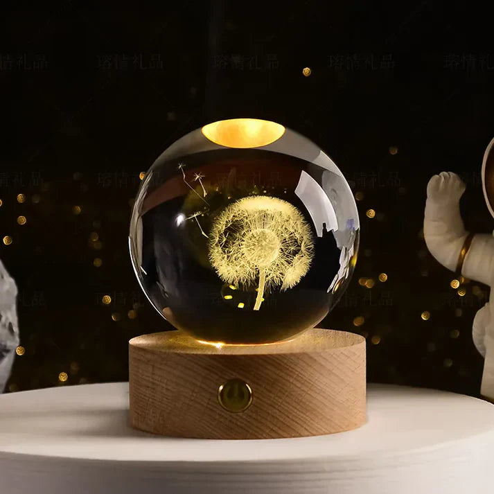 Glowing 3d crystal night lights - unique gifts for all occasions