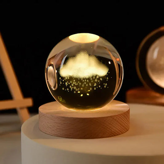 Glowing 3d crystal night lights - unique gifts for all occasions