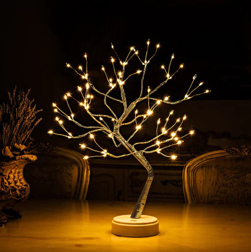 Magic tree of lights - cordless led rechargeable table lamp