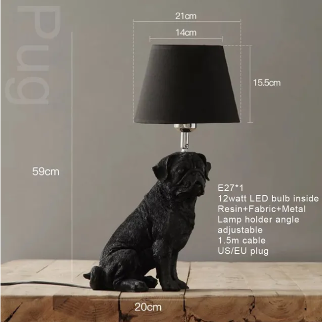 Pupart - dog design table lamp