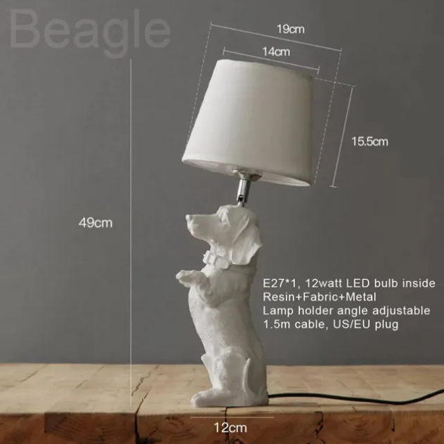 Pupart - dog design table lamp