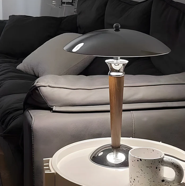 Paquebot - vintage mushroom table lamp with 3-step dimming