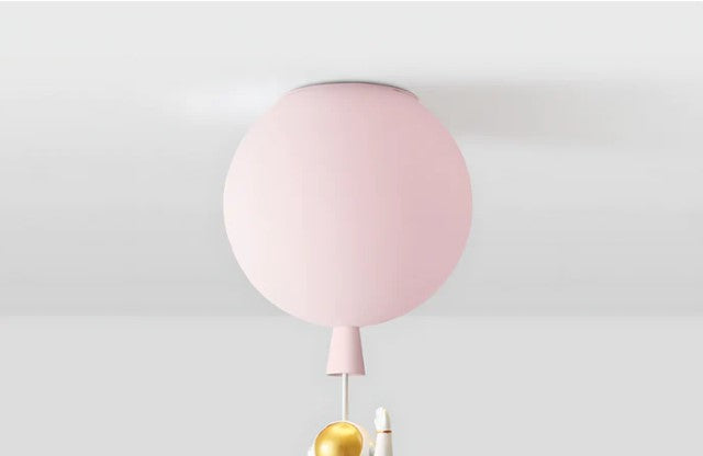 Astronova - modern led ceiling light with moon and astronaut design