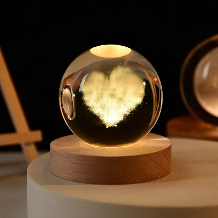 Glowing 3d crystal night lights - unique gifts for all occasions