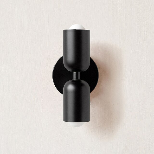 Cream double head LED wall lights
