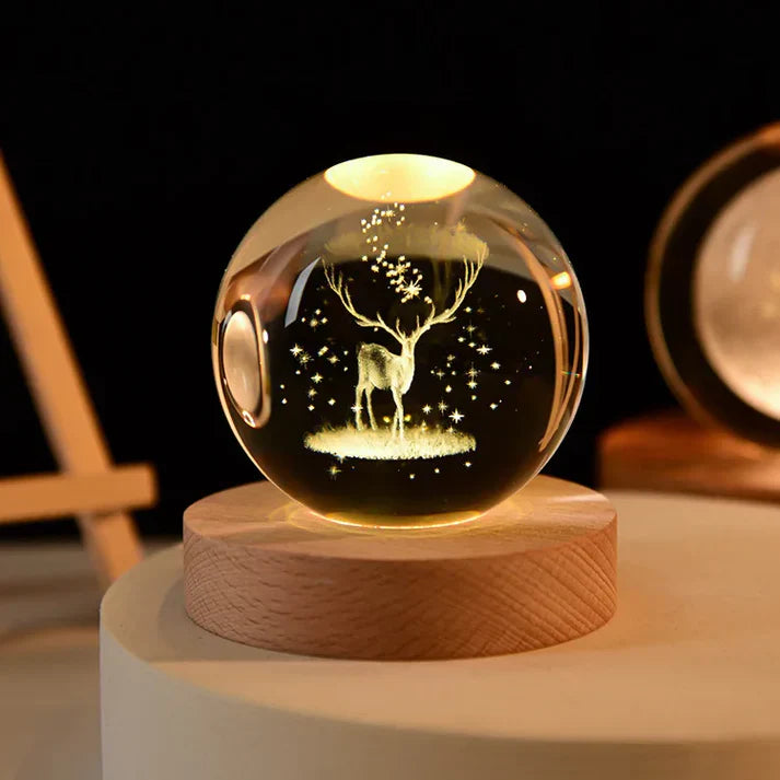 Glowing 3d crystal night lights - unique gifts for all occasions