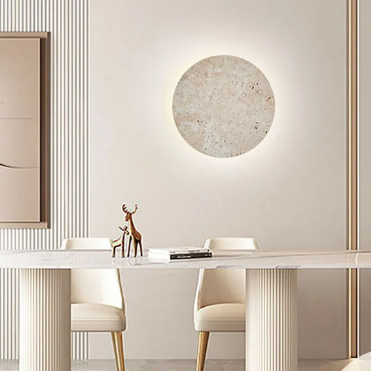 Earthyradiance - wall lamp made of natural stone