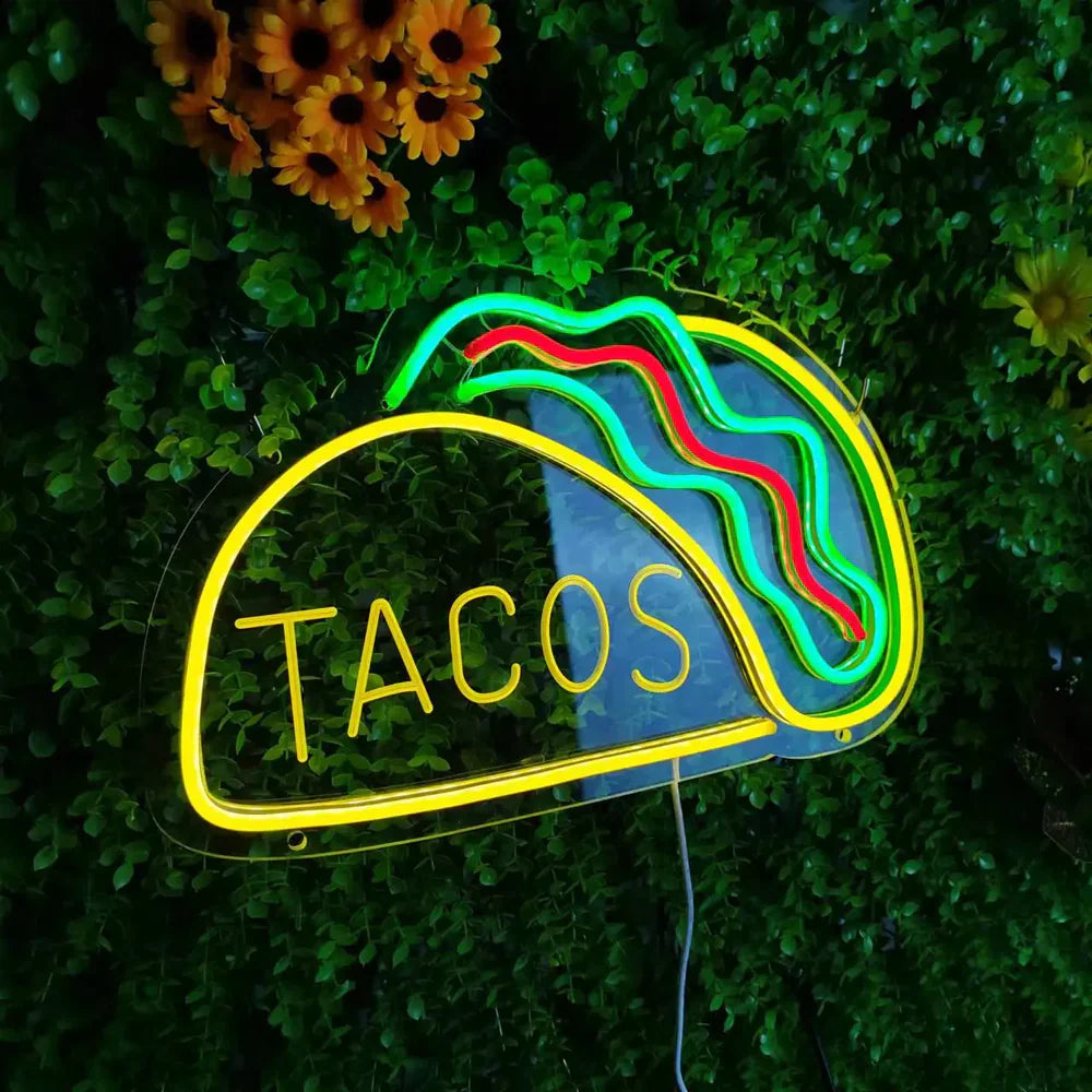 Quickbite - fast food neon sign night light