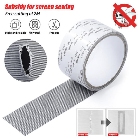 Window mosquito protection net - repair tape for holes & cracks