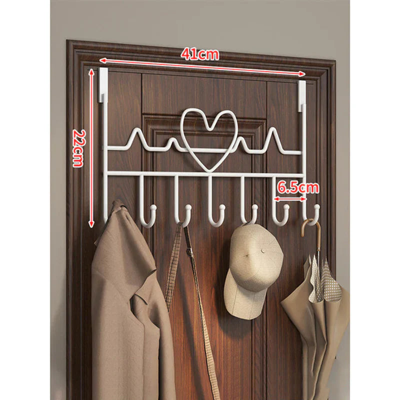 Door back hook storage