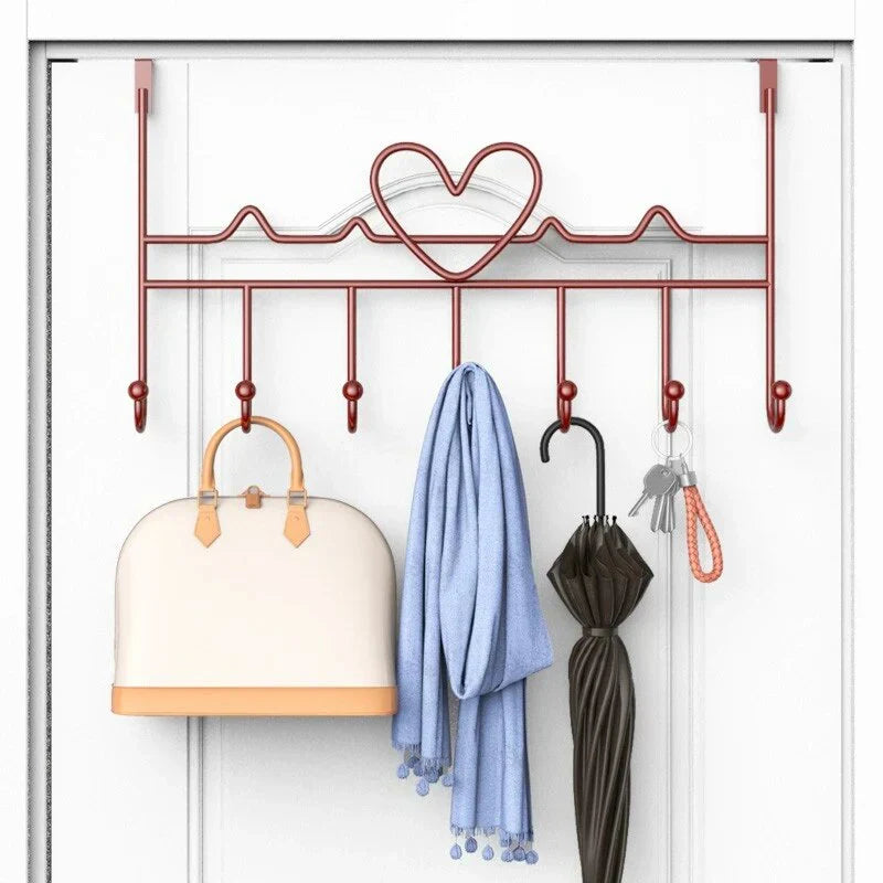 Door back hook storage
