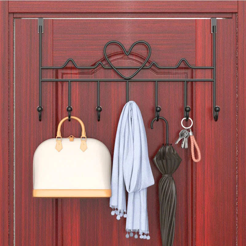 Door back hook storage
