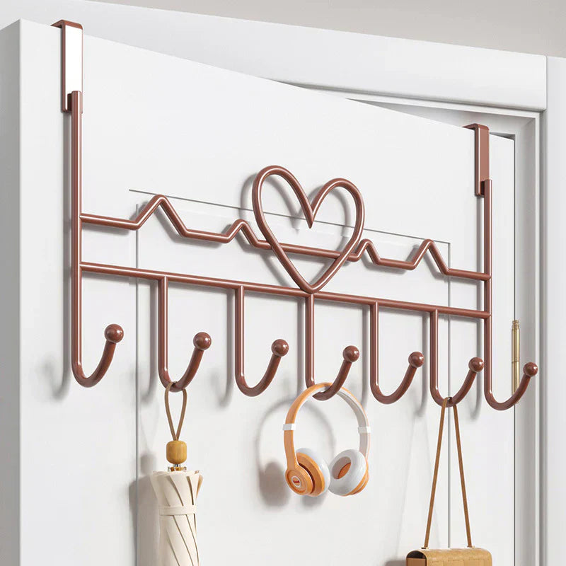Door back hook storage