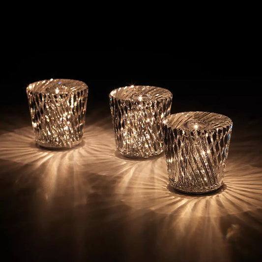 LumiGlimmer | crystal lamp wireless table lamp