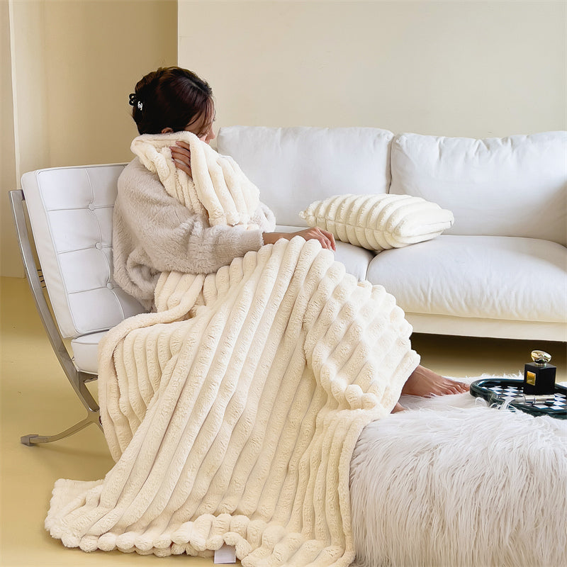 FlannelStripes | double-sided blanket